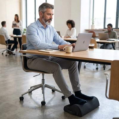 Repose pieds bureau