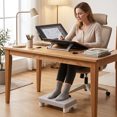 Repose pieds bureau