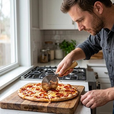 Roulette à pizza