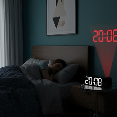 Réveil à projection 