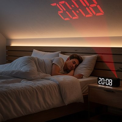Réveil à projection 