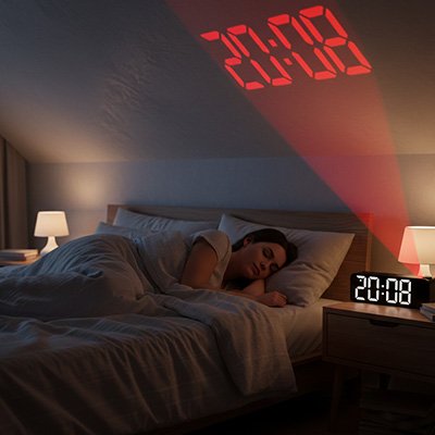 Réveil à projection 