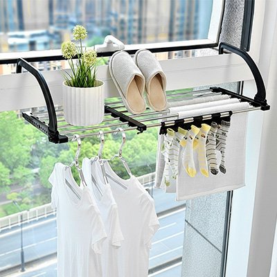 séchoir à linge pliable et compact buanderie MinimalisteLab