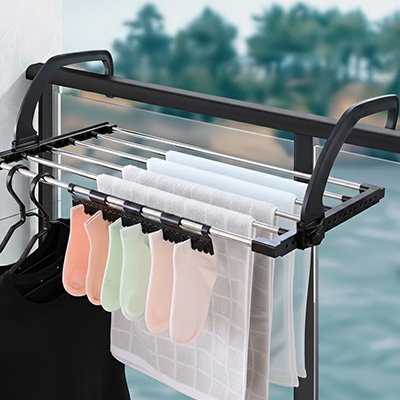 séchoir à linge pliable et compact buanderie MinimalisteLab