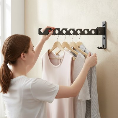 séchoir à linge gain de place buanderie MinimalisteLab