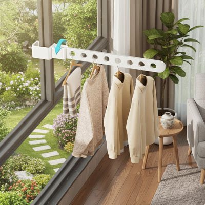séchoir à linge pliable et pratique buanderie MinimalisteLab