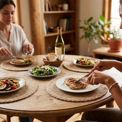 Set de table rond