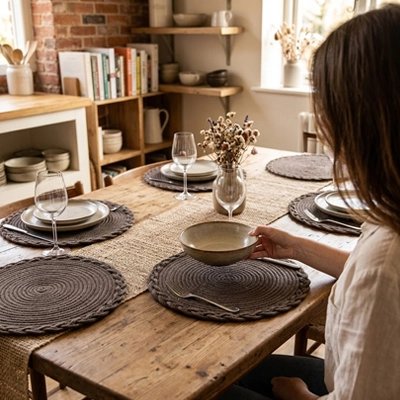 Set de table rond