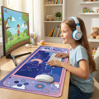 Sous main bureau enfant 