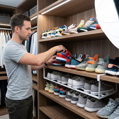 étagère chaussures 10 paires gain de place entrée MinimalisteLab