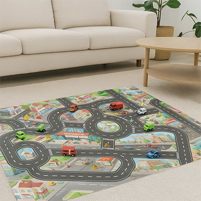 Tapis circuit voiture