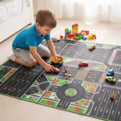 Tapis circuit voiture