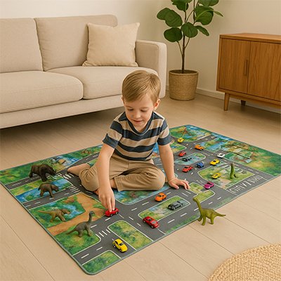 Tapis circuit voiture