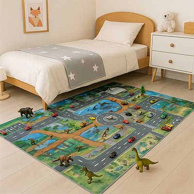 Tapis circuit voiture