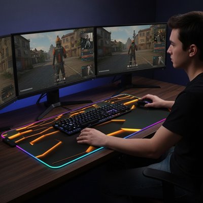 Tapis de souris gamer 