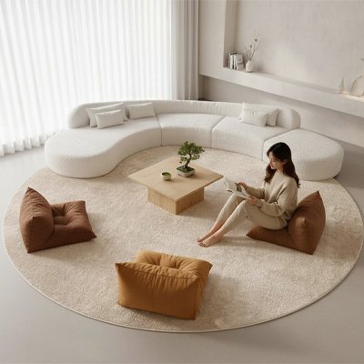 Tapis rond salon