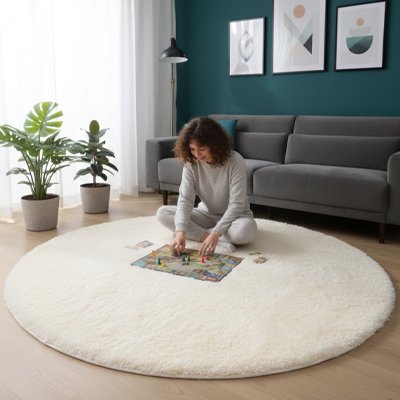 Tapis rond salon