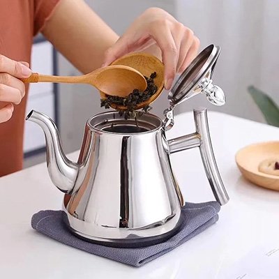 Théière en inox 