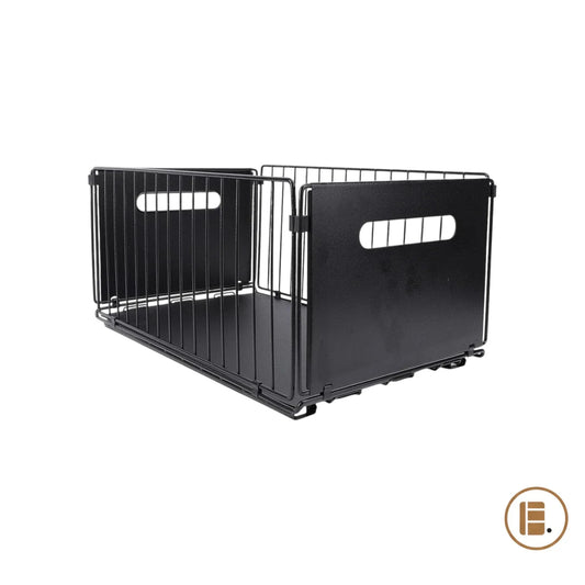 tiroir coulissant cuisine ergonomique metal organisateur placard principal MinimalisteLab