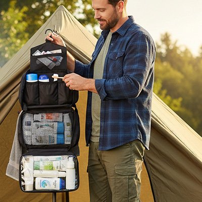 Trousse de toilette homme 