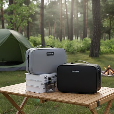 trousse de toilette homme voyage élégant lifestyle salle de bain MinimalisteLab