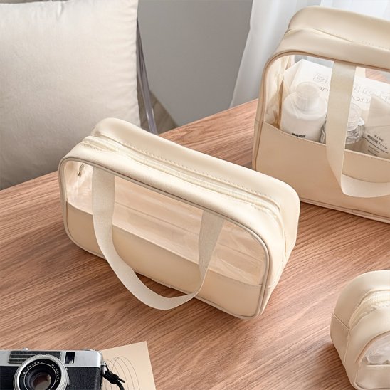 trousse de toilette voyage compact set 3 pcs salle de bain MinimalisteLab
