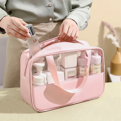 trousse de toilette voyage compact set 3 pcs lifestyle chambre MinimalisteLab