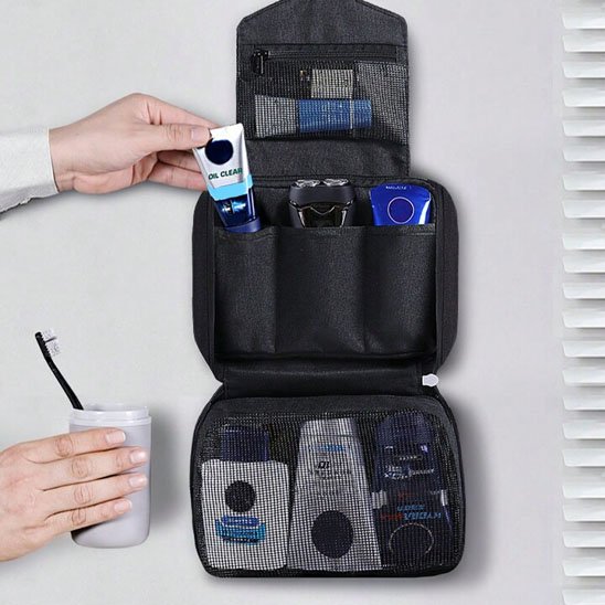 trousse de toilette élégante et pratique lifestyle valise MinimalisteLab