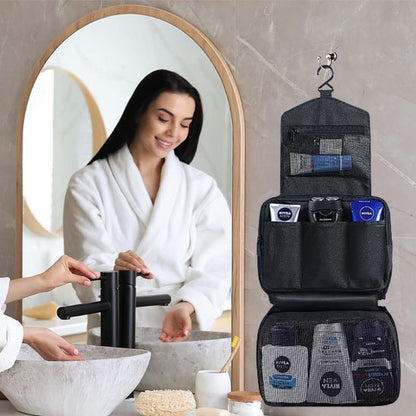 trousse de toilette élégante et pratique contexte voyage MinimalisteLab