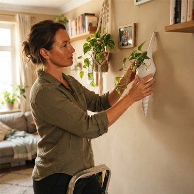 Vase mural
