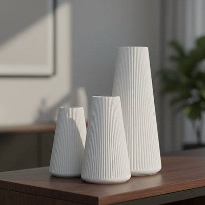 vase élégance céramique contexte maison MinimalisteLab