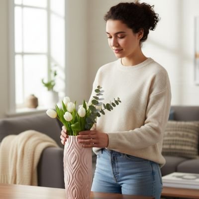 vase élégant contexte maison salon MinimalisteLab