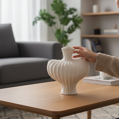 vase élégant coloré style intérieur MinimalisteLab