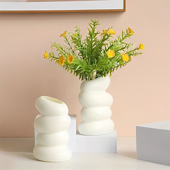 vase décoratif élégant vue ensemble salon MinimalisteLab