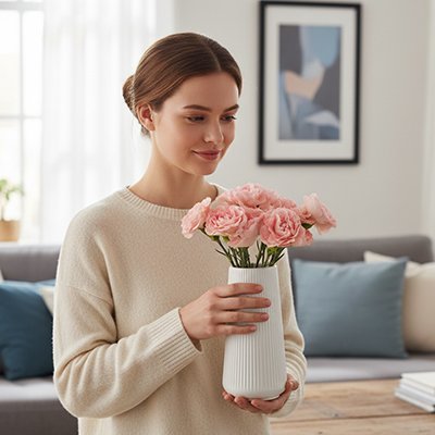 vase élégance céramique ambiance minimaliste MinimalisteLab