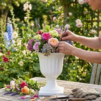 vases pot fleurs plastique contexte maison MinimalisteLab