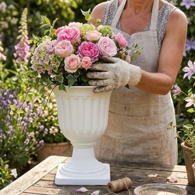 vases pot fleurs plastique ambiance salon MinimalisteLab