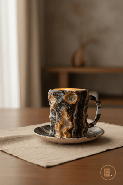 Tasse à café | Géode Cristal - Minimaliste Lab